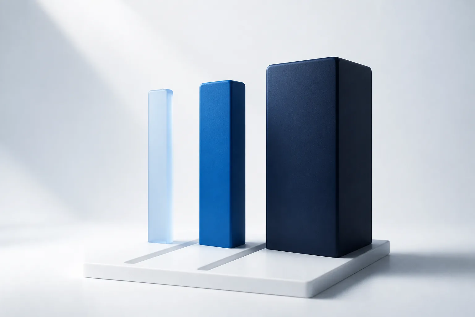 Three engagement shapes drawn as bars of different widths: advisory, fixed days per month, and embedded in the delivery team